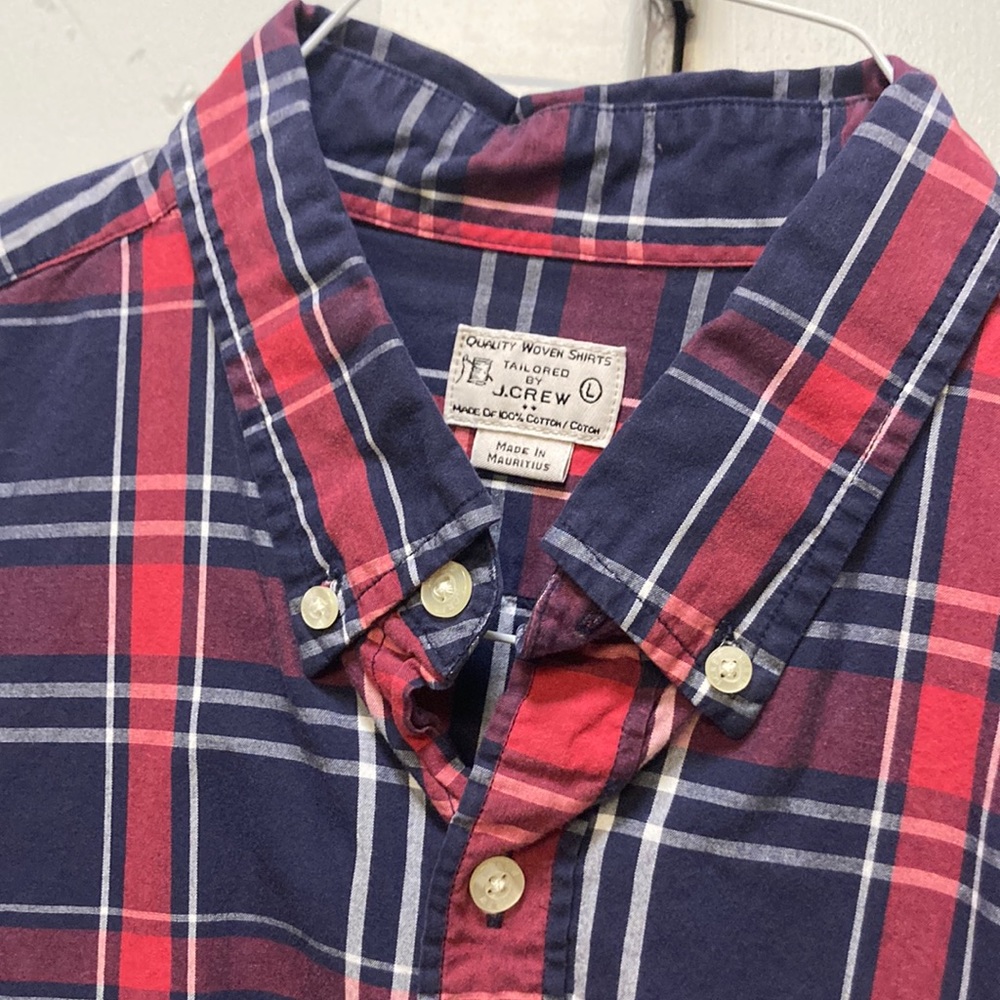 J. Crew Plaid Button Down